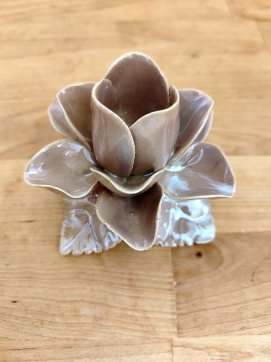 Handcrafted Candle Holder and Scented Candel