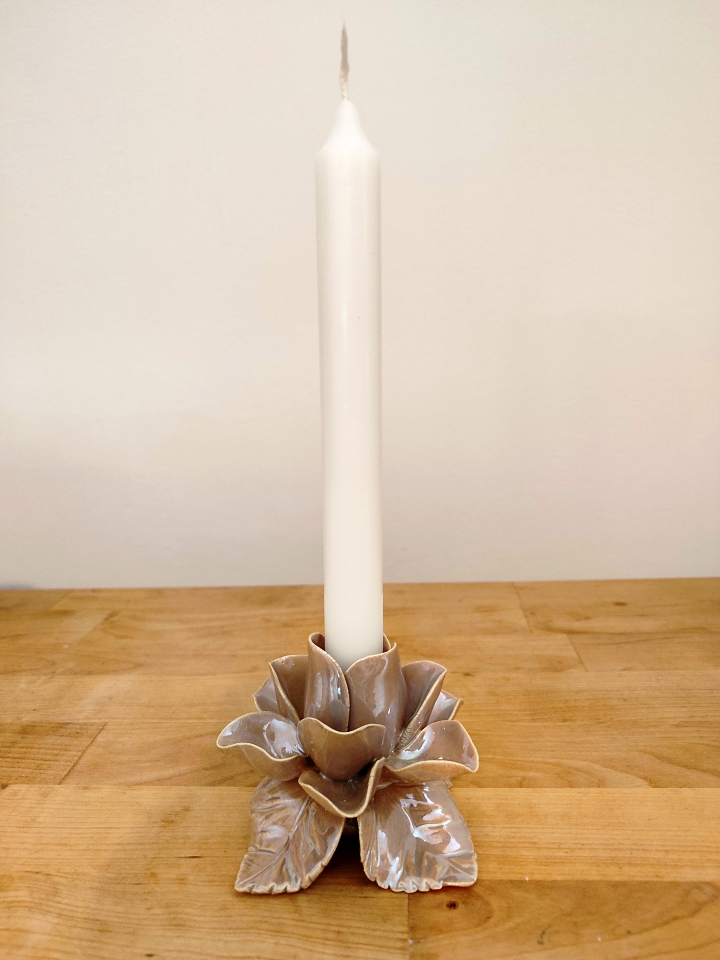 Handcrafted Candle Holder and Scented Candel
