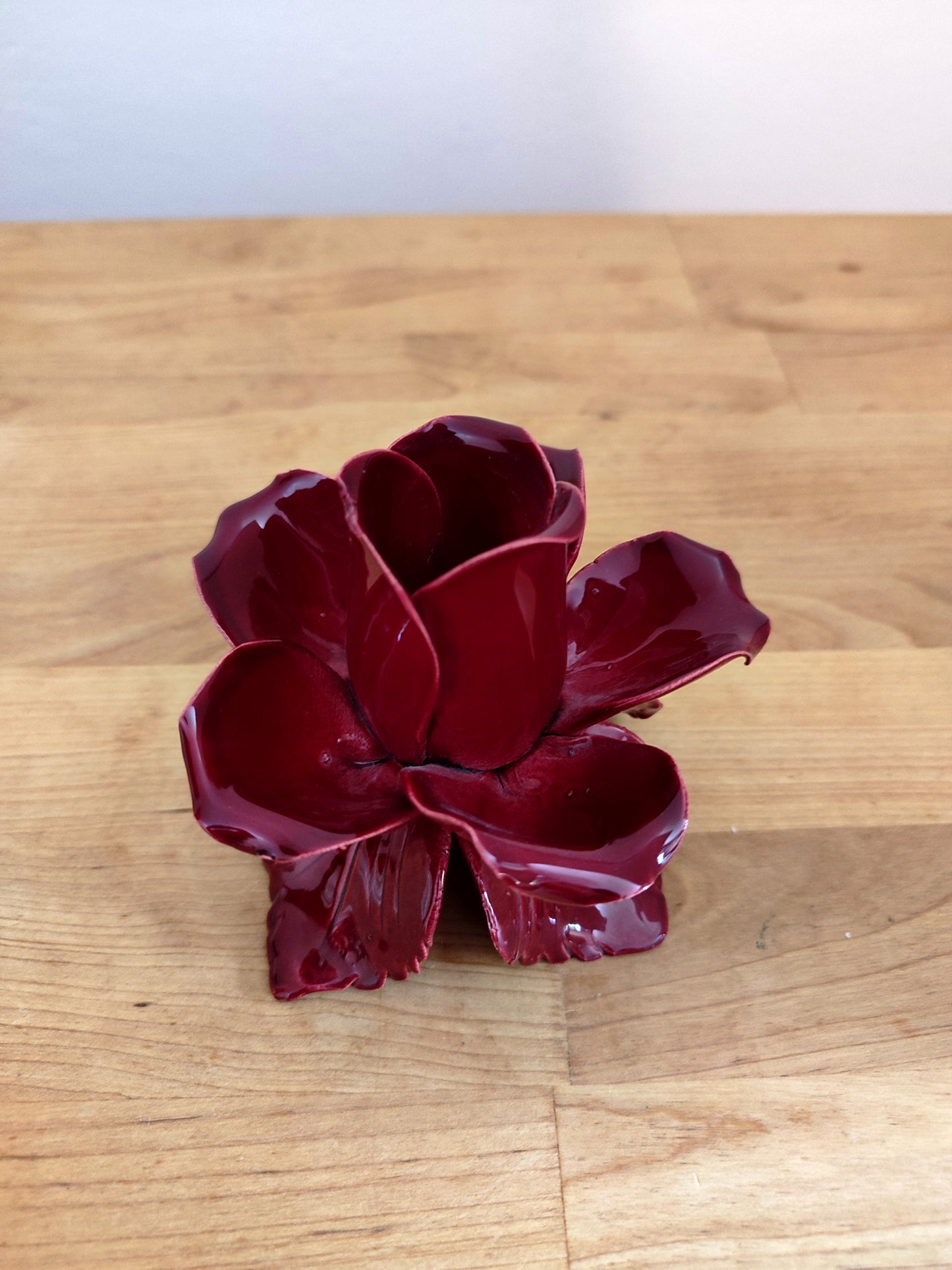 Handcrafted Candle Holder and Scented Candel