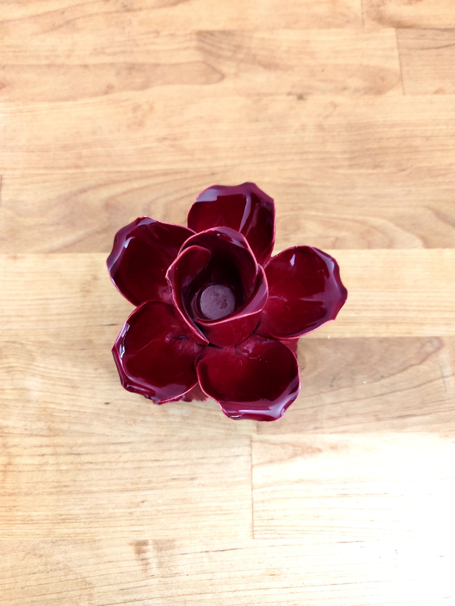 Handcrafted Candle Holder and Scented Candel