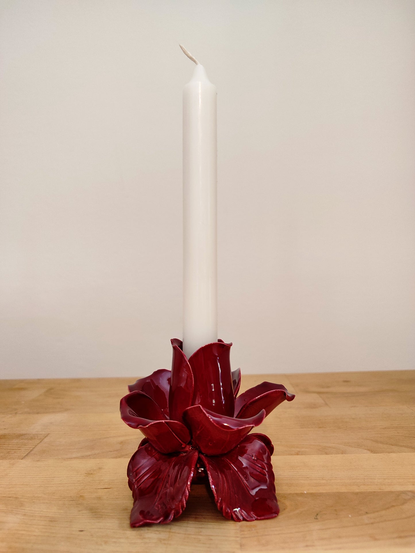 Handcrafted Candle Holder and Scented Candel